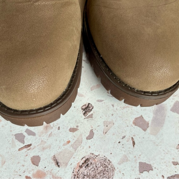 MIA Women's Leather Lace Up Tan Boots Size 8 Excellent condition - Picture 7 of 13